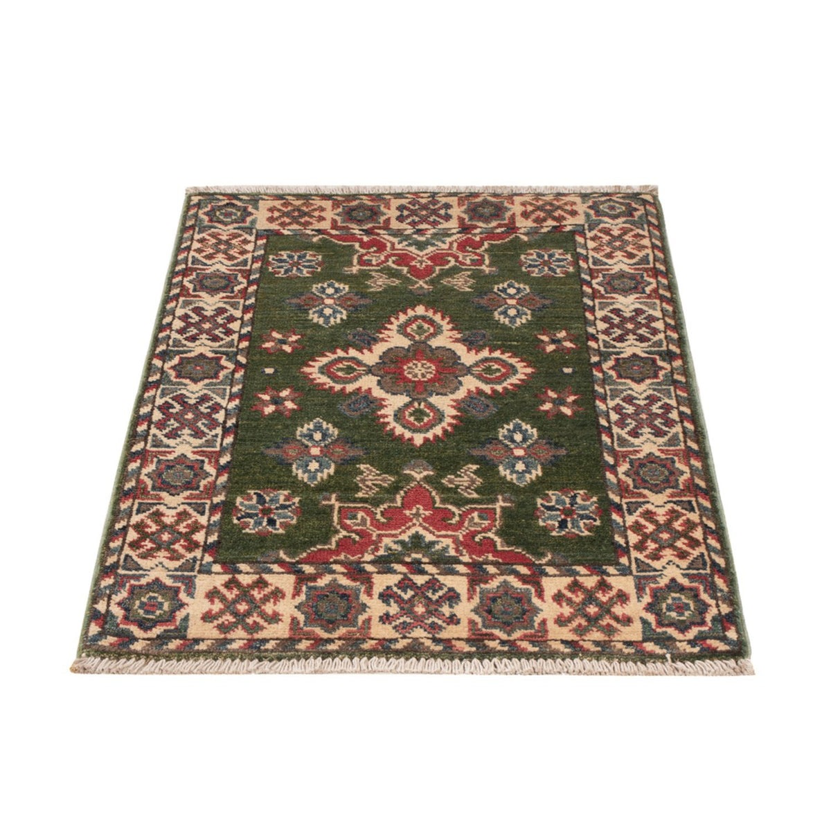 Alfombra Ziegler - Kazak - 86 x 60 cm - verde