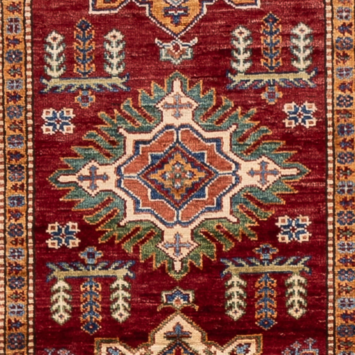 Alfombra de pasillo Alfombra Ziegler - Kazak - 396 x 84 cm - rojo