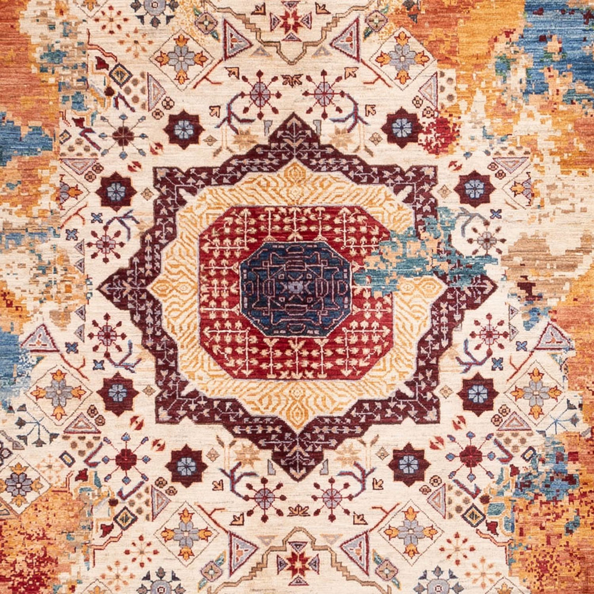 Alfombra de diseño - 294 x 210 cm - multicolor