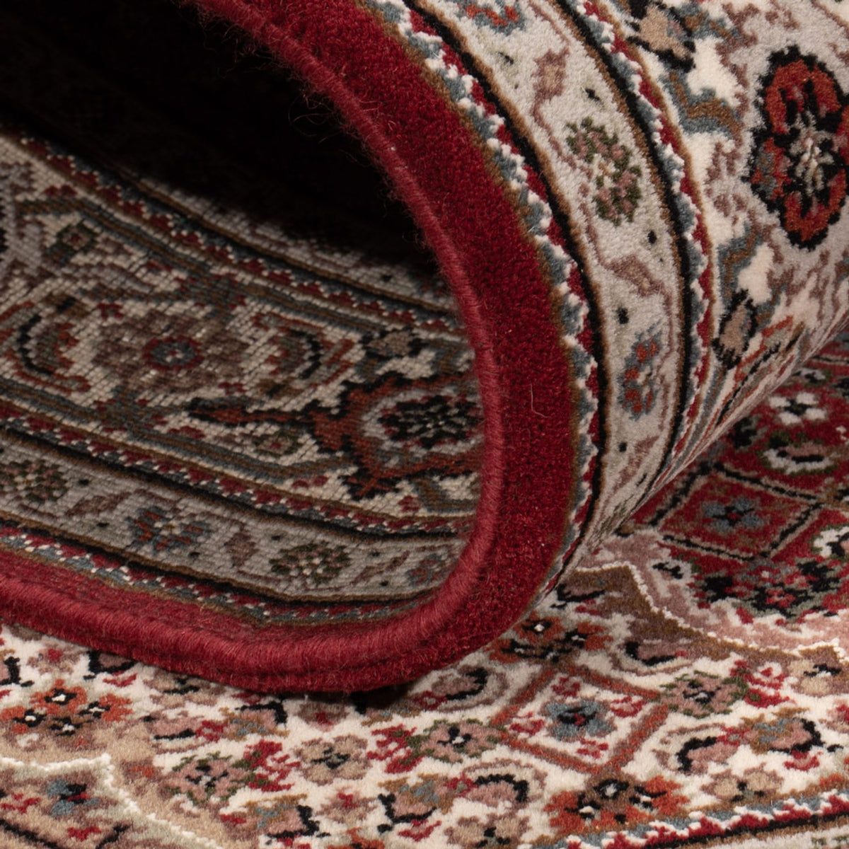 Alfombra oriental - Tabriz - 186 x 124 cm - beige oscuro