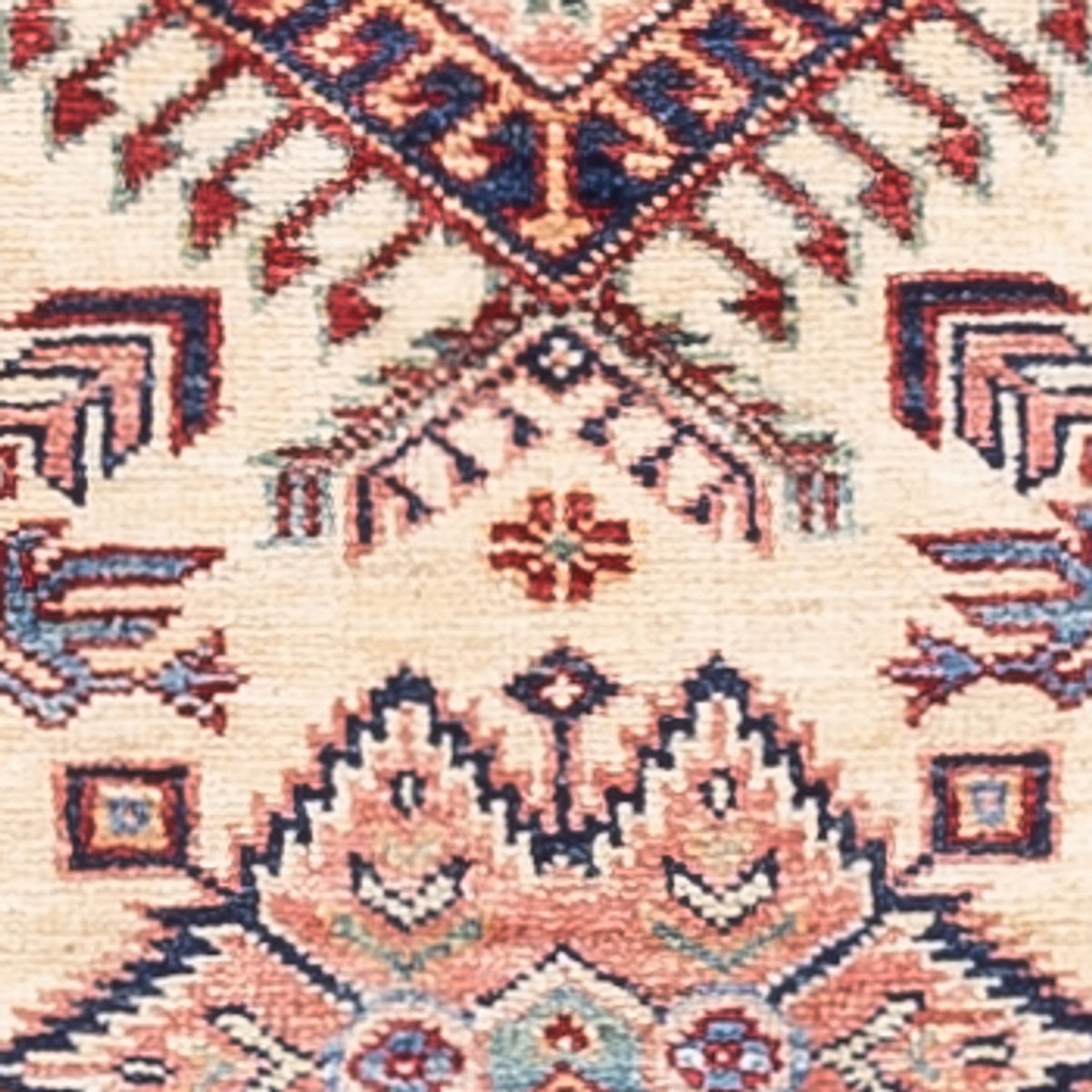 Alfombra de pasillo Alfombra Ziegler - Kazak - 207 x 74 cm - beige