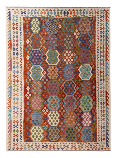 Kilim Maimana Alfombra 214x292cm - Alfombra de lana