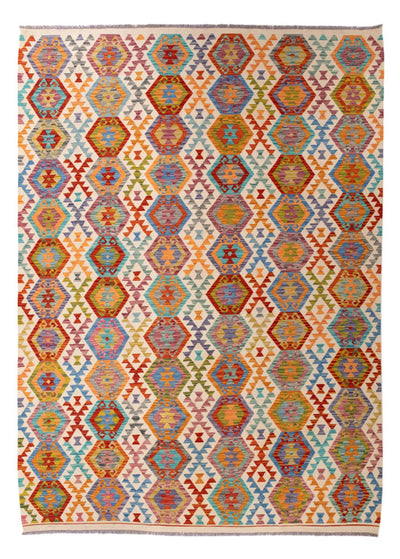 Kilim Maimana Alfombra 210x294cm - Alfombra de lana