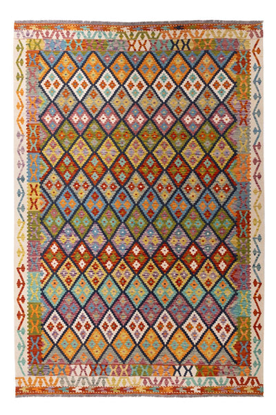 Kilim Maimana Alfombra 207x304cm - Alfombra de lana
