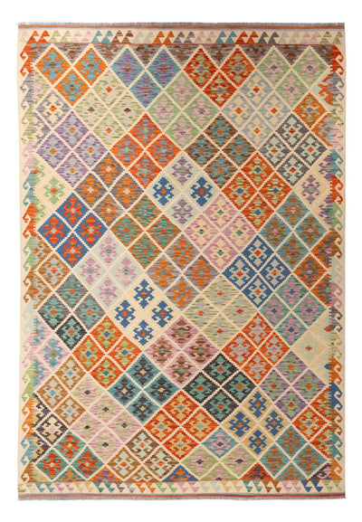 Kilim Maimana Alfombra 210x303cm - Alfombra de lana