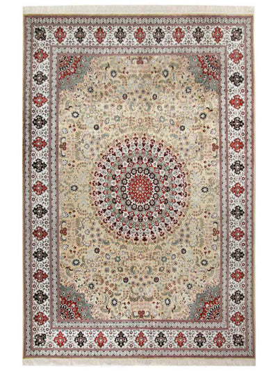 Seda china Alfombra 275x373cm - Alfombra oriental