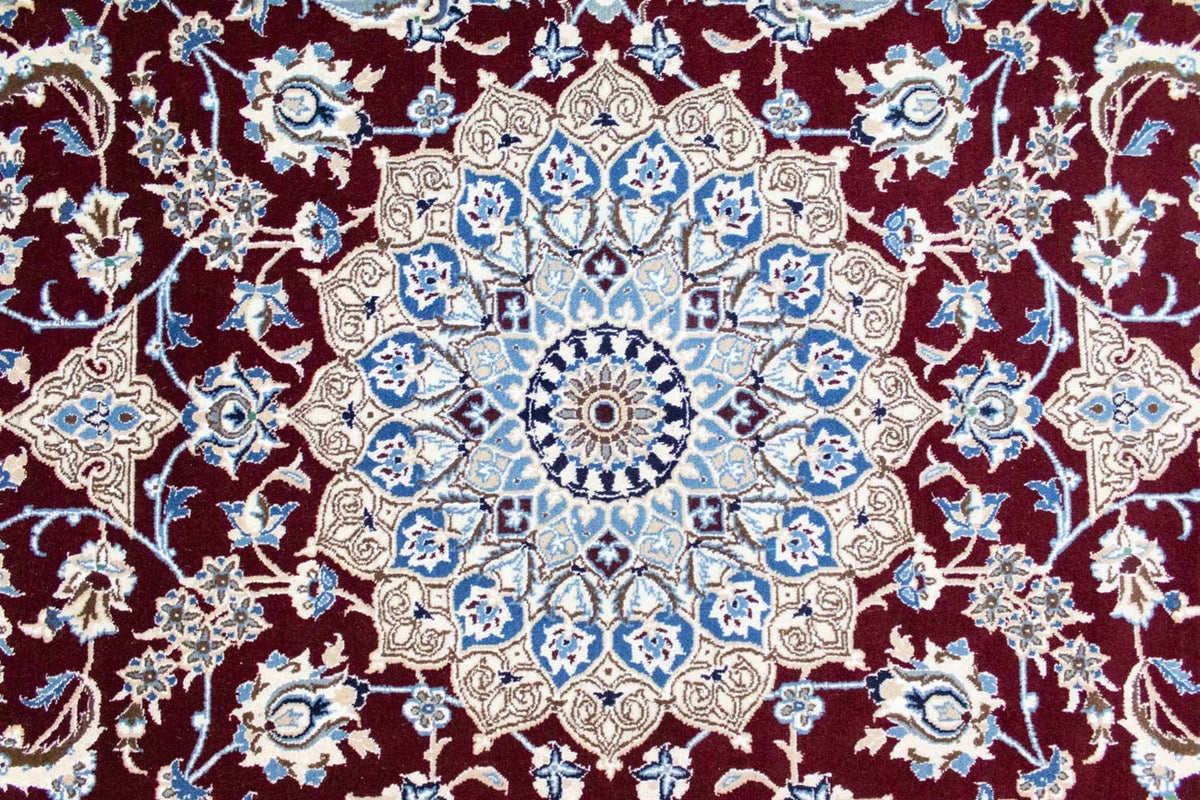 Alfombra Persa - Nain - Real - 290 x 240 cm - rojo