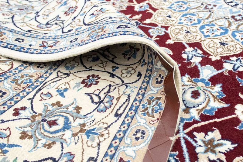 Alfombra Persa - Nain - Real - 290 x 240 cm - rojo