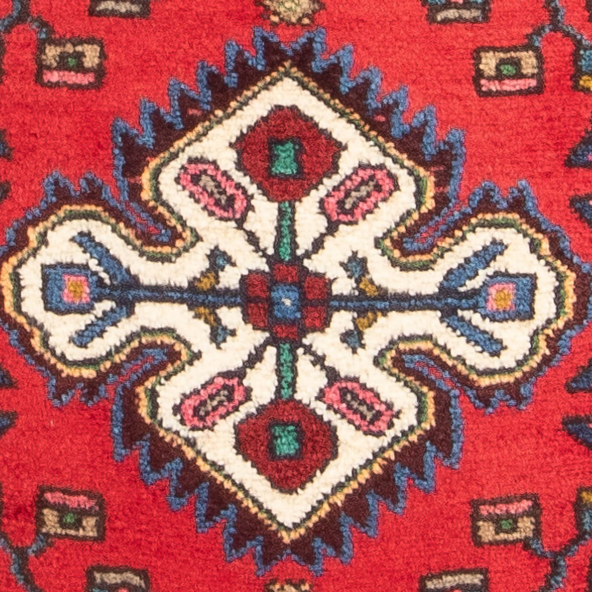 Alfombra persa - Nómada - 90 x 65 cm - rojo