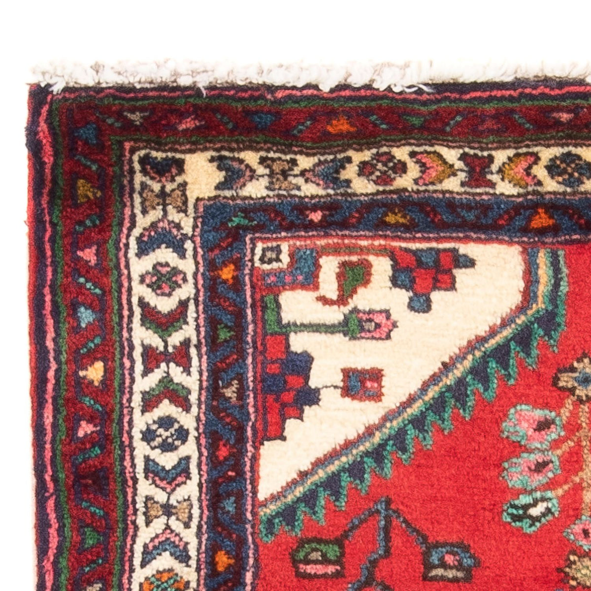 Alfombra persa - Nómada - 90 x 65 cm - rojo