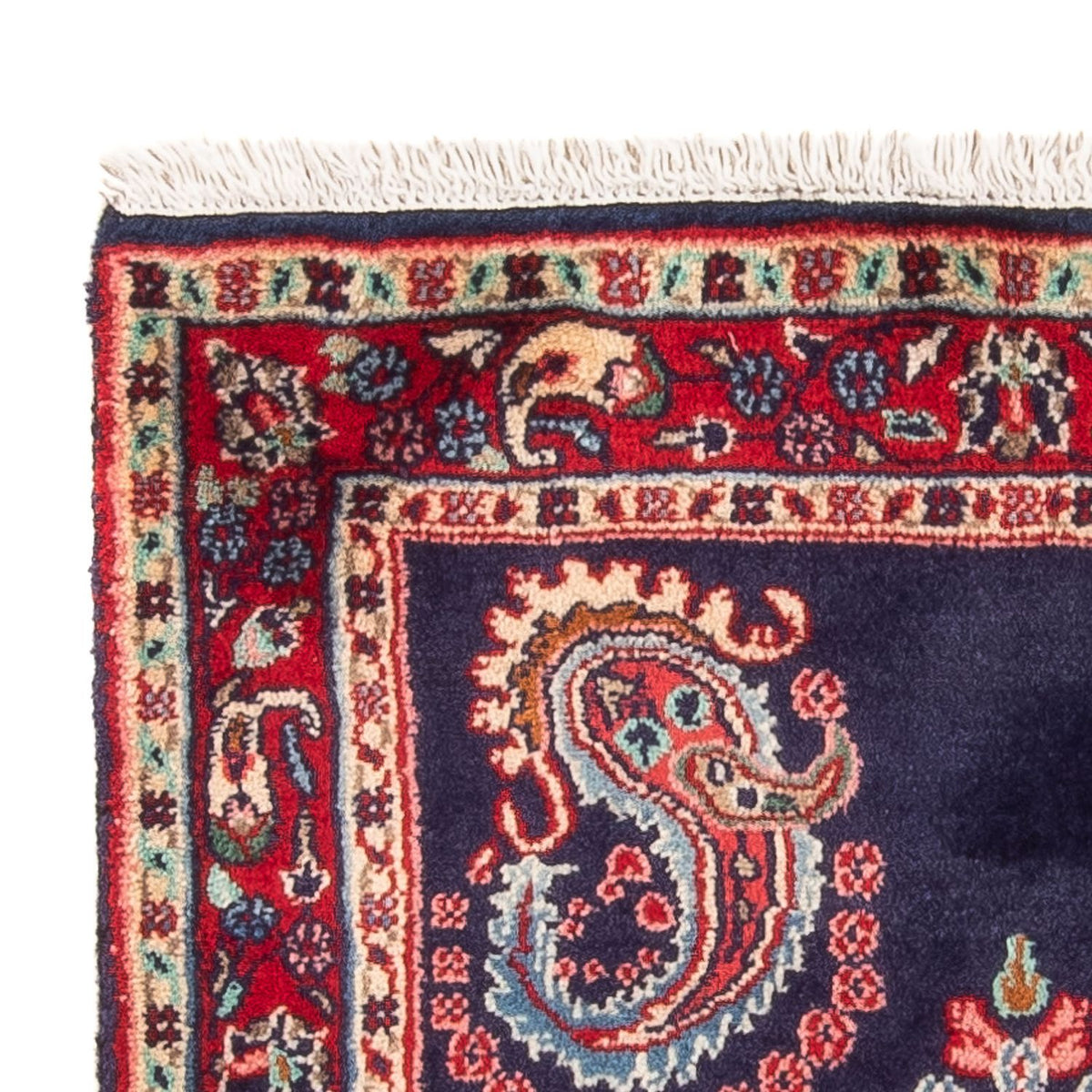 Alfombra persa - Clásica - 96 x 66 cm - azul oscuro