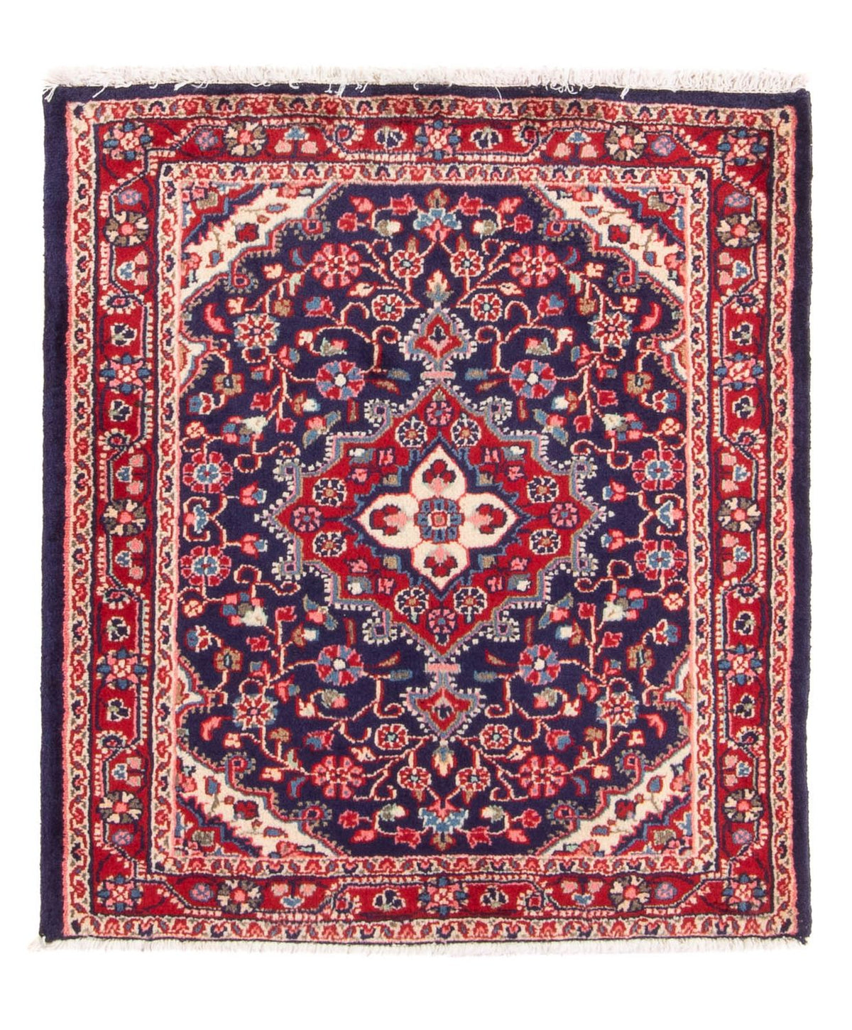 Alfombra persa - Nómada - 88 x 69 cm - azul oscuro