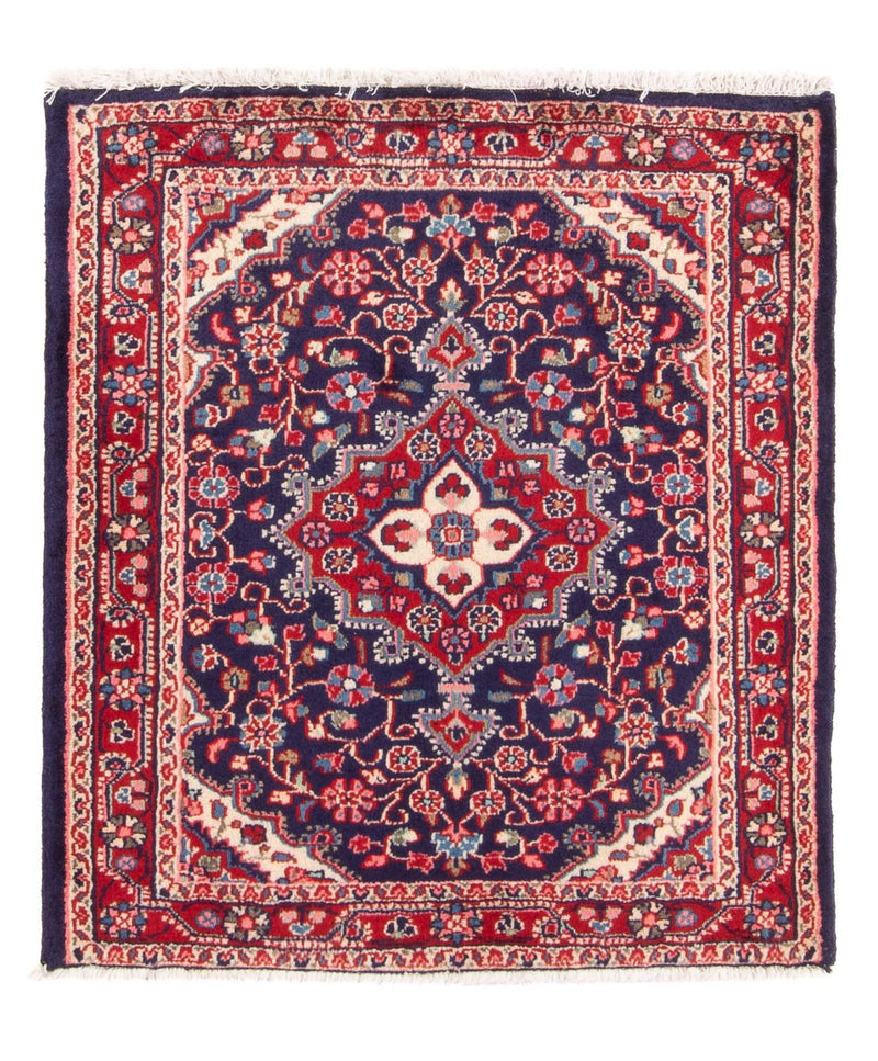 Alfombra persa - Nómada - 88 x 69 cm - azul oscuro