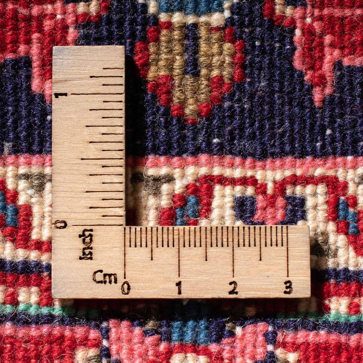 Alfombra persa - Nómada - 88 x 69 cm - azul oscuro