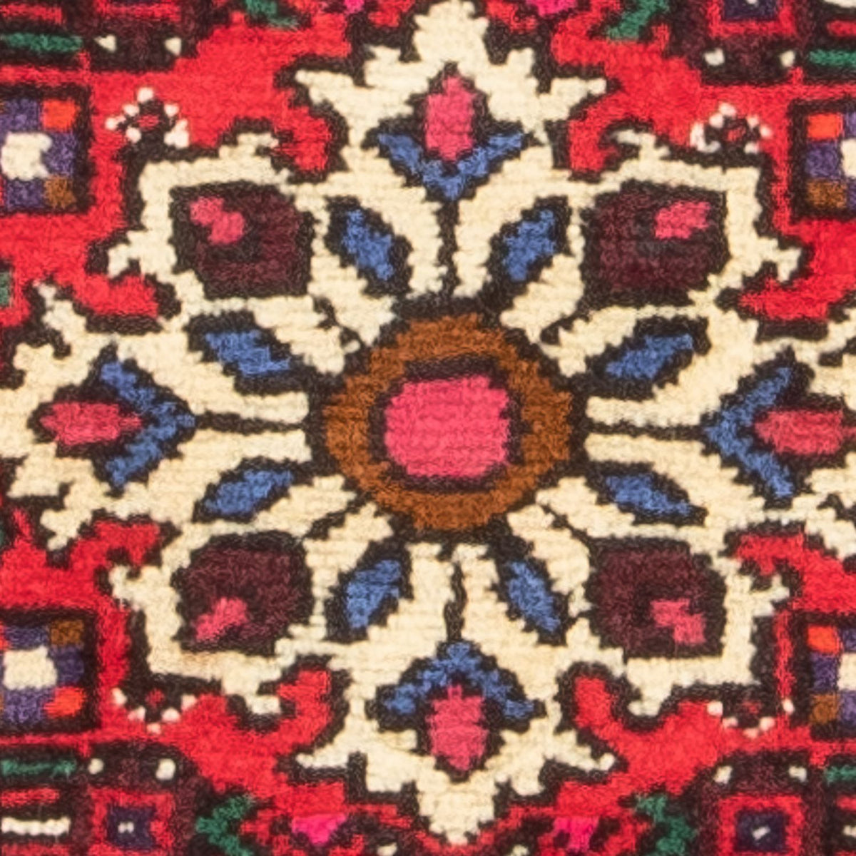 Alfombra persa - Nómada - 98 x 68 cm - rojo