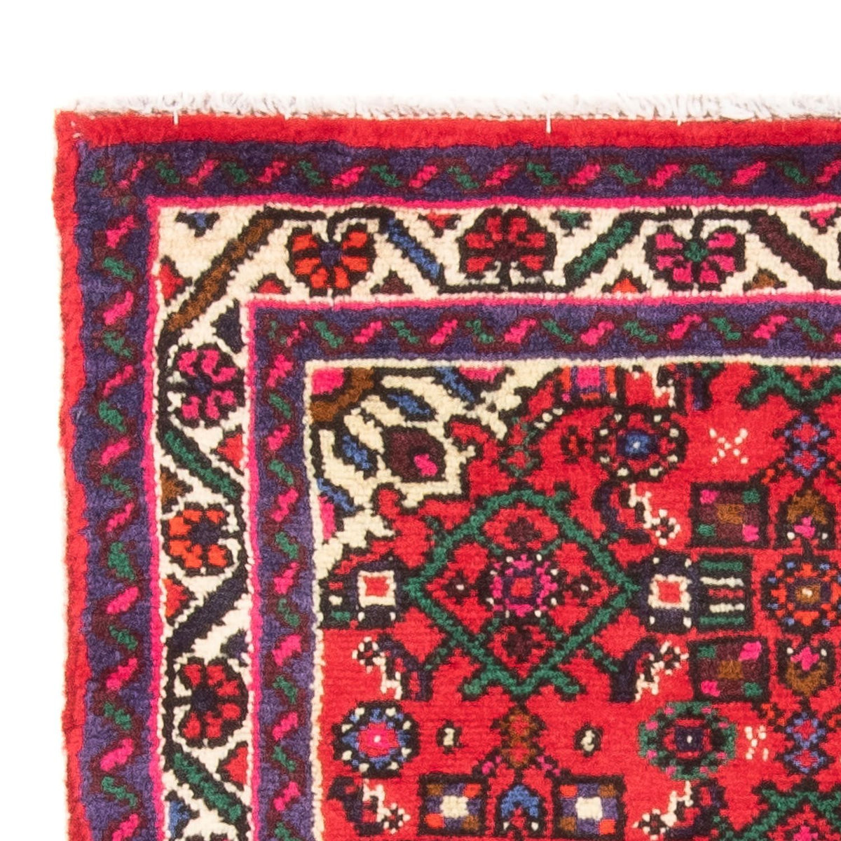 Alfombra persa - Nómada - 98 x 68 cm - rojo