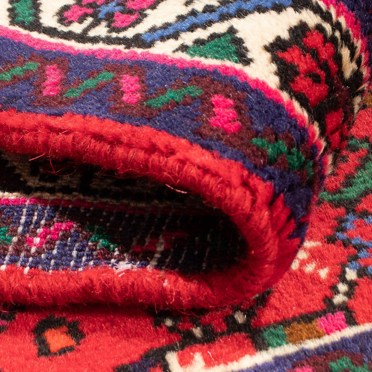 Alfombra persa - Nómada - 98 x 68 cm - rojo