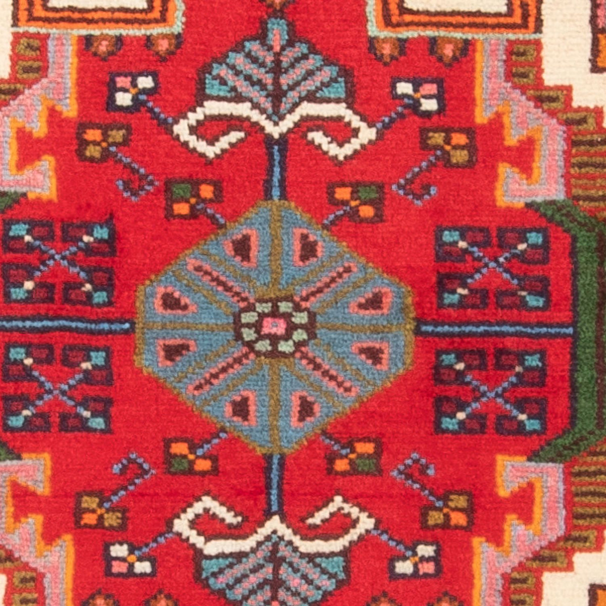 Alfombra persa - Nómada - 98 x 64 cm - rojo