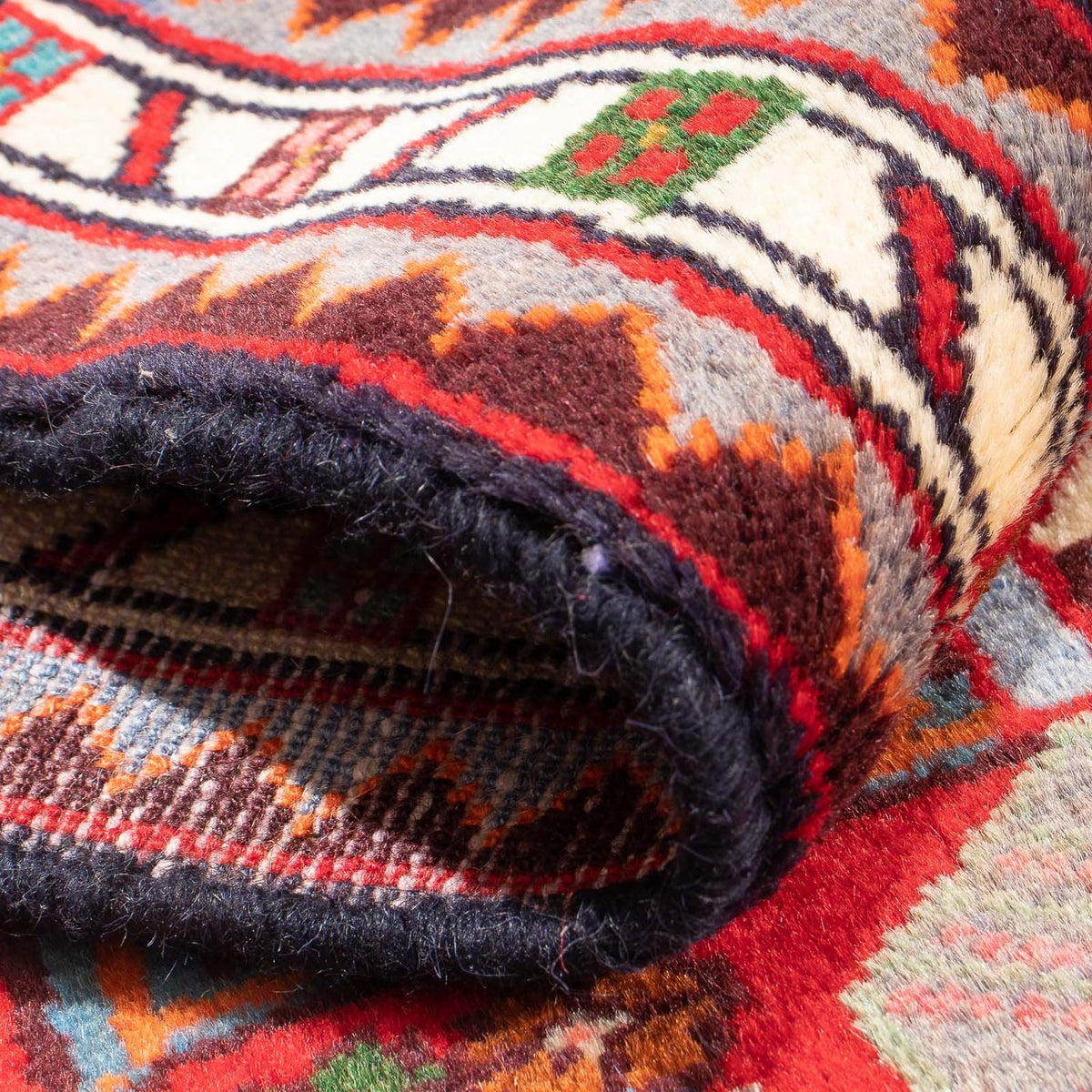Alfombra persa - Nómada - 98 x 64 cm - rojo