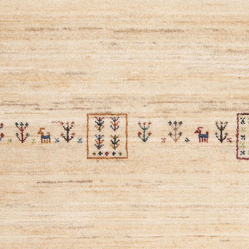 Alfombra Gabbeh - Loribaft Persa - 159 x 100 cm - beige