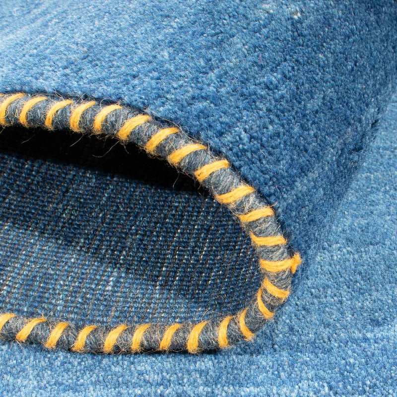 Alfombra Gabbeh - Persa - 145 x 106 cm - azul