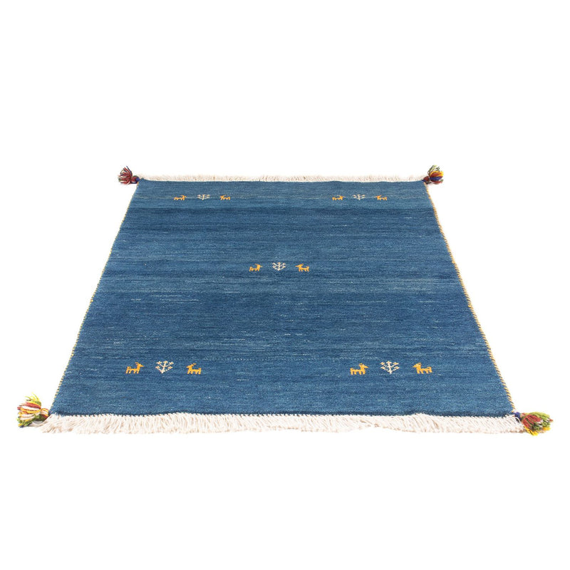 Alfombra Gabbeh - Persa - 145 x 106 cm - azul