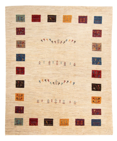 Loribaft Alfombra 151x194cm - Perserteppich Wollteppich
