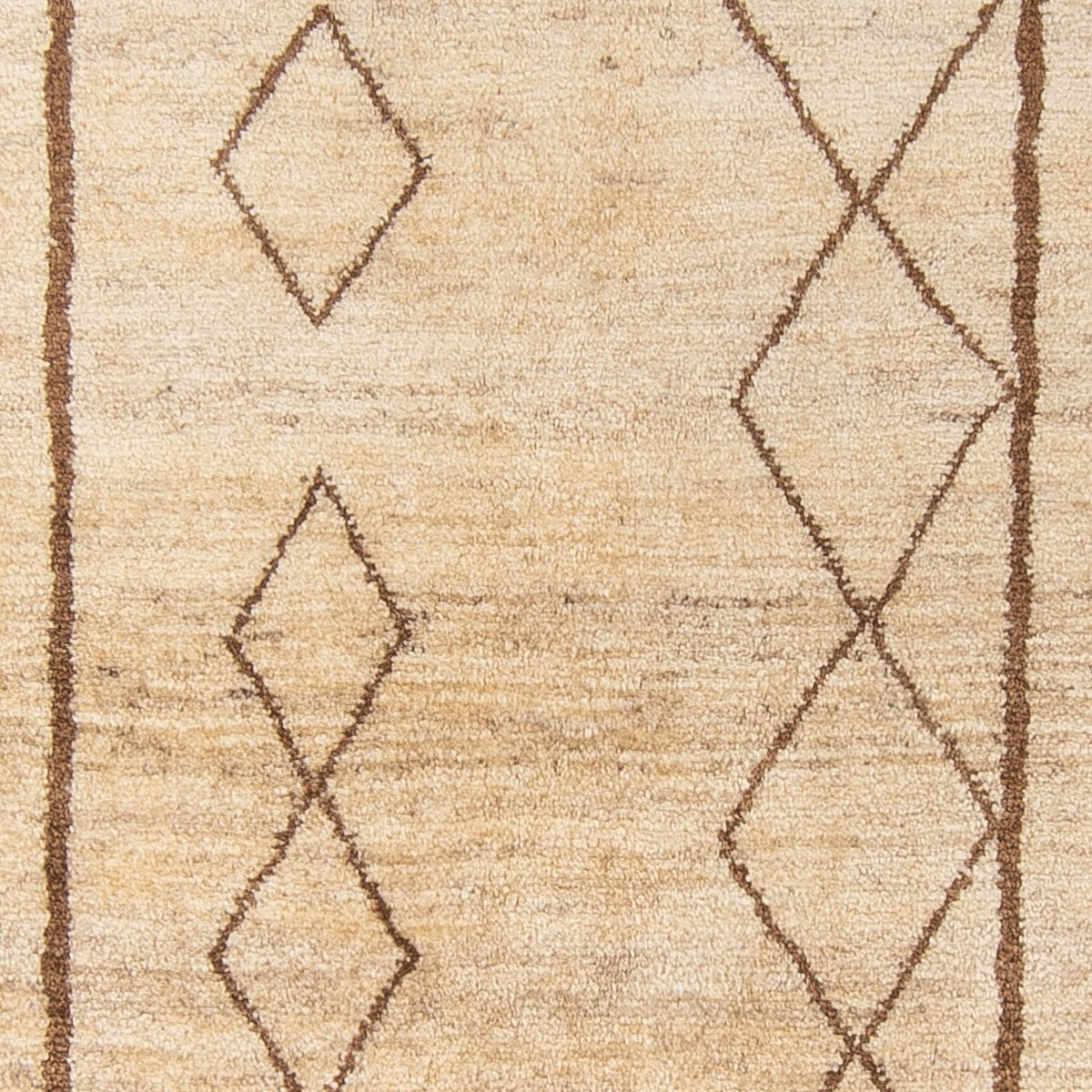 Alfombra bereber - 203 x 164 cm - beige