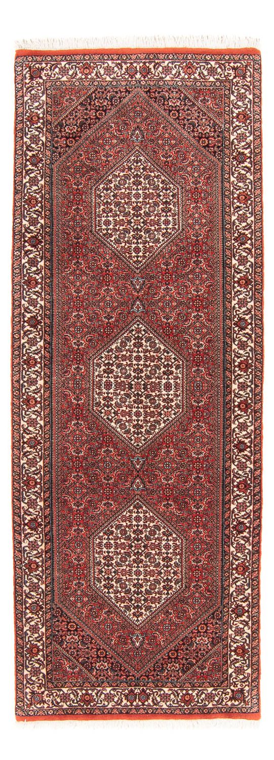 Alfombra de pasillo Alfombra persa - Bidjar - 236 x 80 cm - rojo