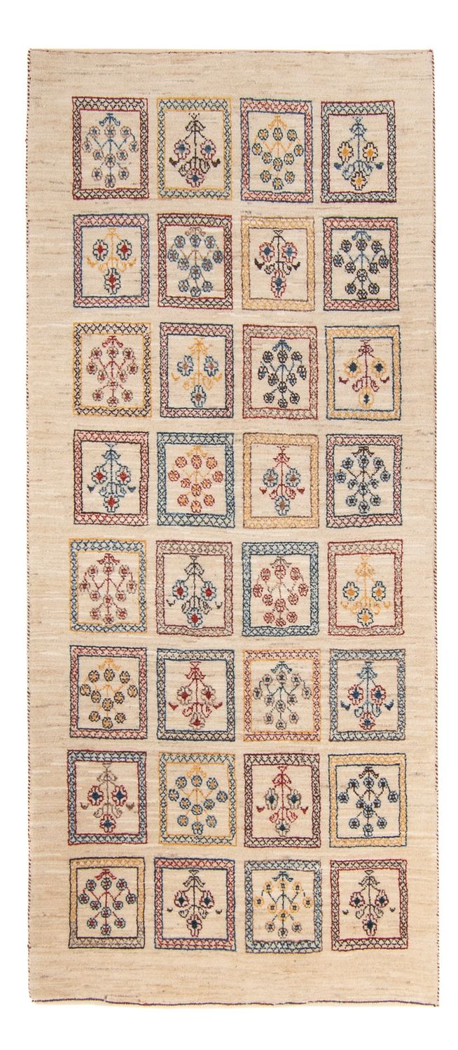 Alfombra de pasillo Alfombra Gabbeh - Loribaft Persa - 193 x 84 cm - multicolor