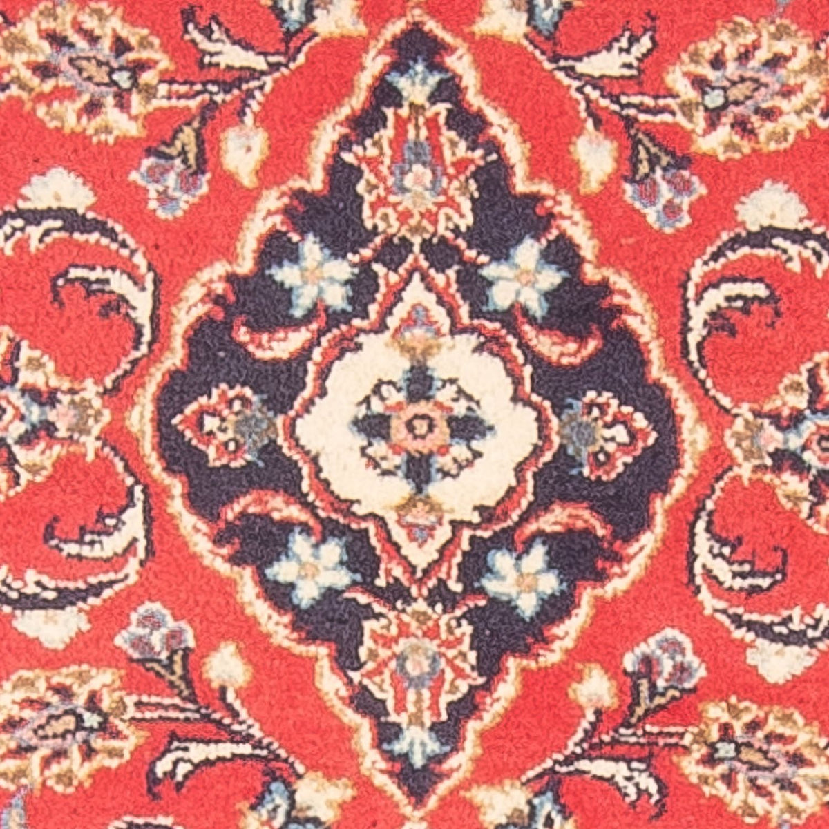 Alfombra de pasillo Alfombra persa - Keshan - 194 x 80 cm - rojo