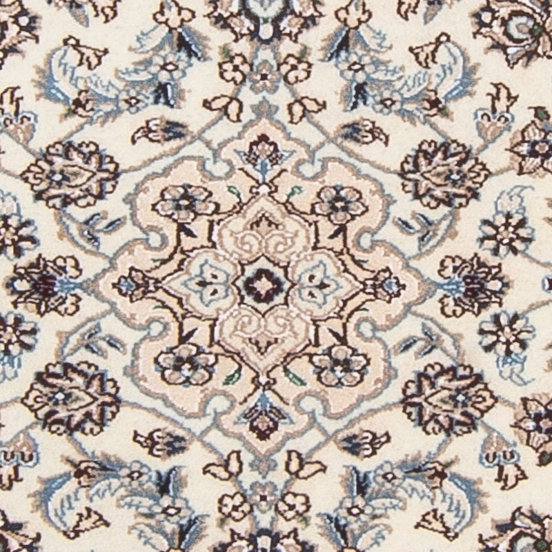 Alfombra de pasillo Alfombra Persa - Nain - Real - 208 x 82 cm - beige