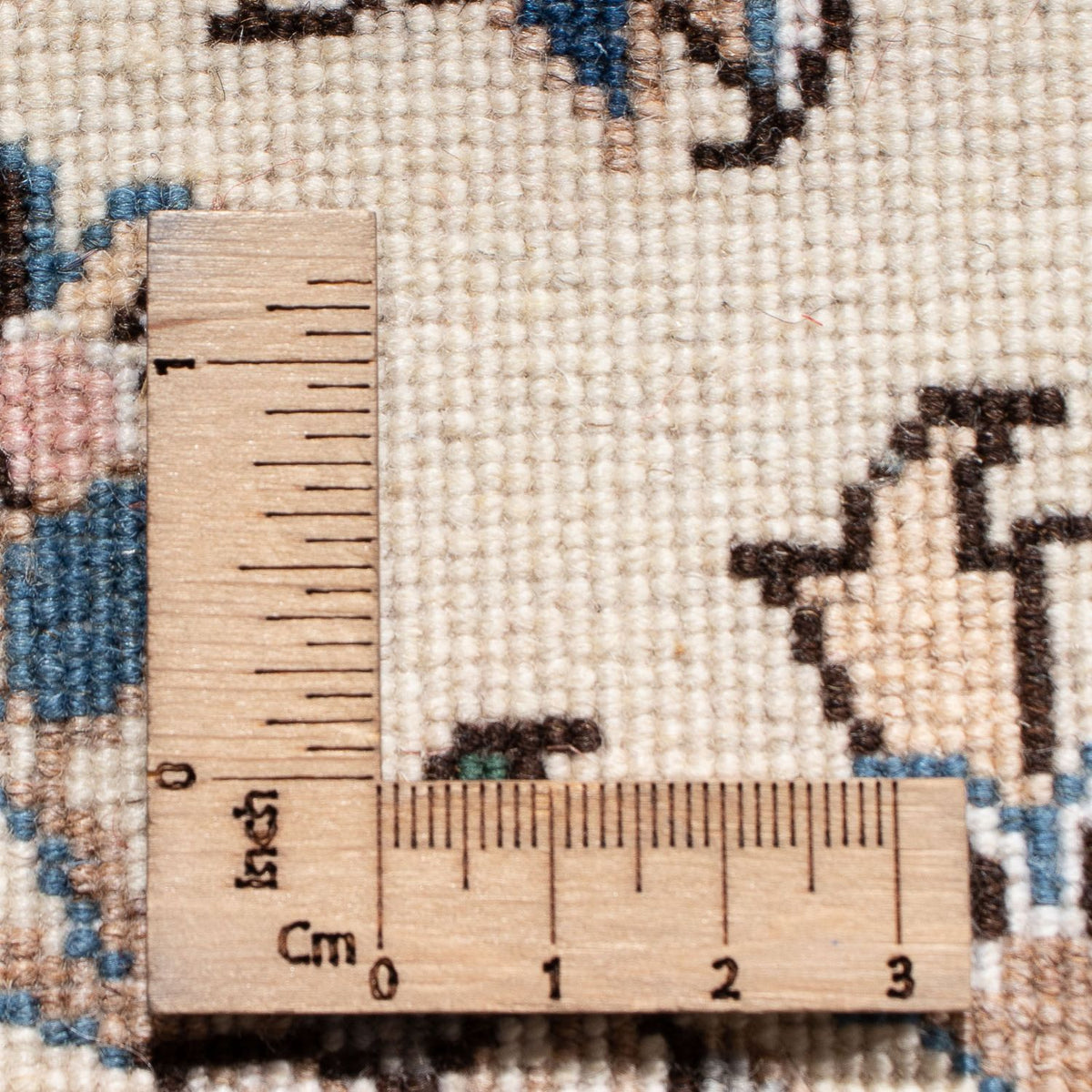 Alfombra de pasillo Alfombra Persa - Nain - Real - 210 x 82 cm - beige