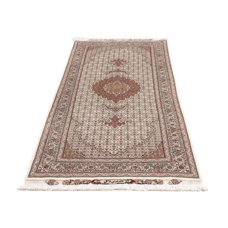 Alfombra de pasillo Alfombra Persa - Tabriz - Real - 212 x 82 cm - beige