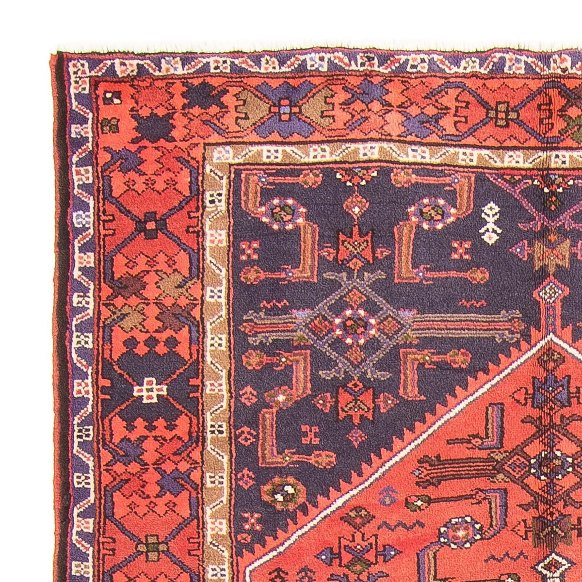 Alfombra persa - Nómada - 194 x 131 cm - rojo