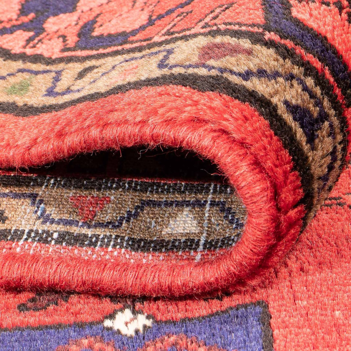 Alfombra persa - Nómada - 185 x 135 cm - rojo