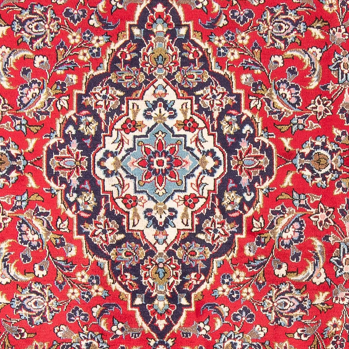Alfombra persa - Keshan - 307 x 195 cm - rojo