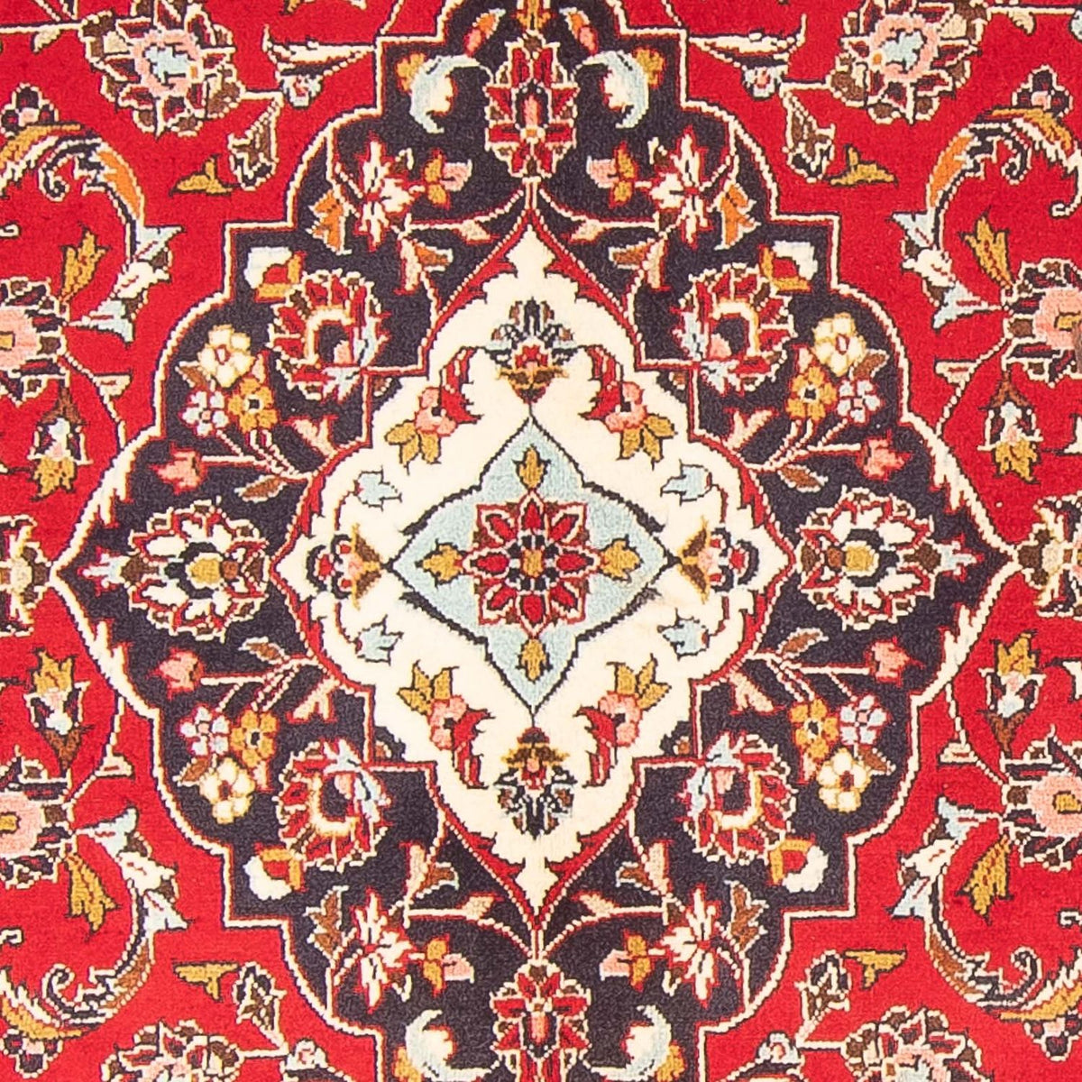 Alfombra persa - Keshan - 295 x 145 cm - rojo