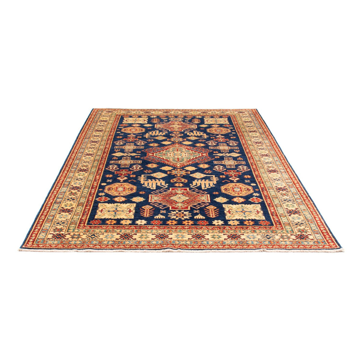 Alfombra Ziegler - Kazak - 242 x 165 cm - azul oscuro