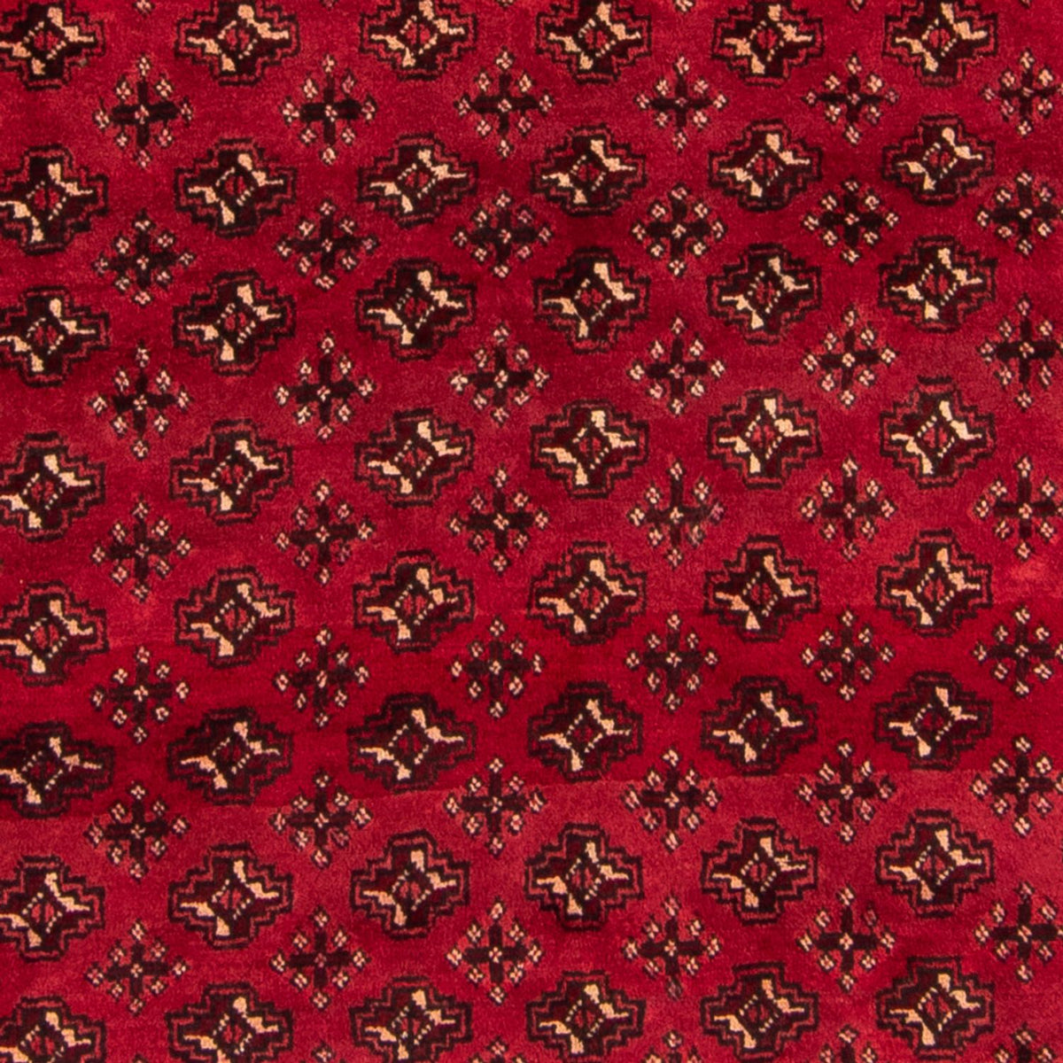 Alfombra Turkaman - 239 x 130 cm - rojo