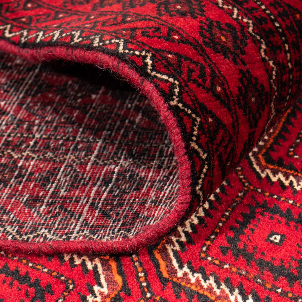 Alfombra de pasillo Alfombra Belutsch - 198 x 92 cm - rojo