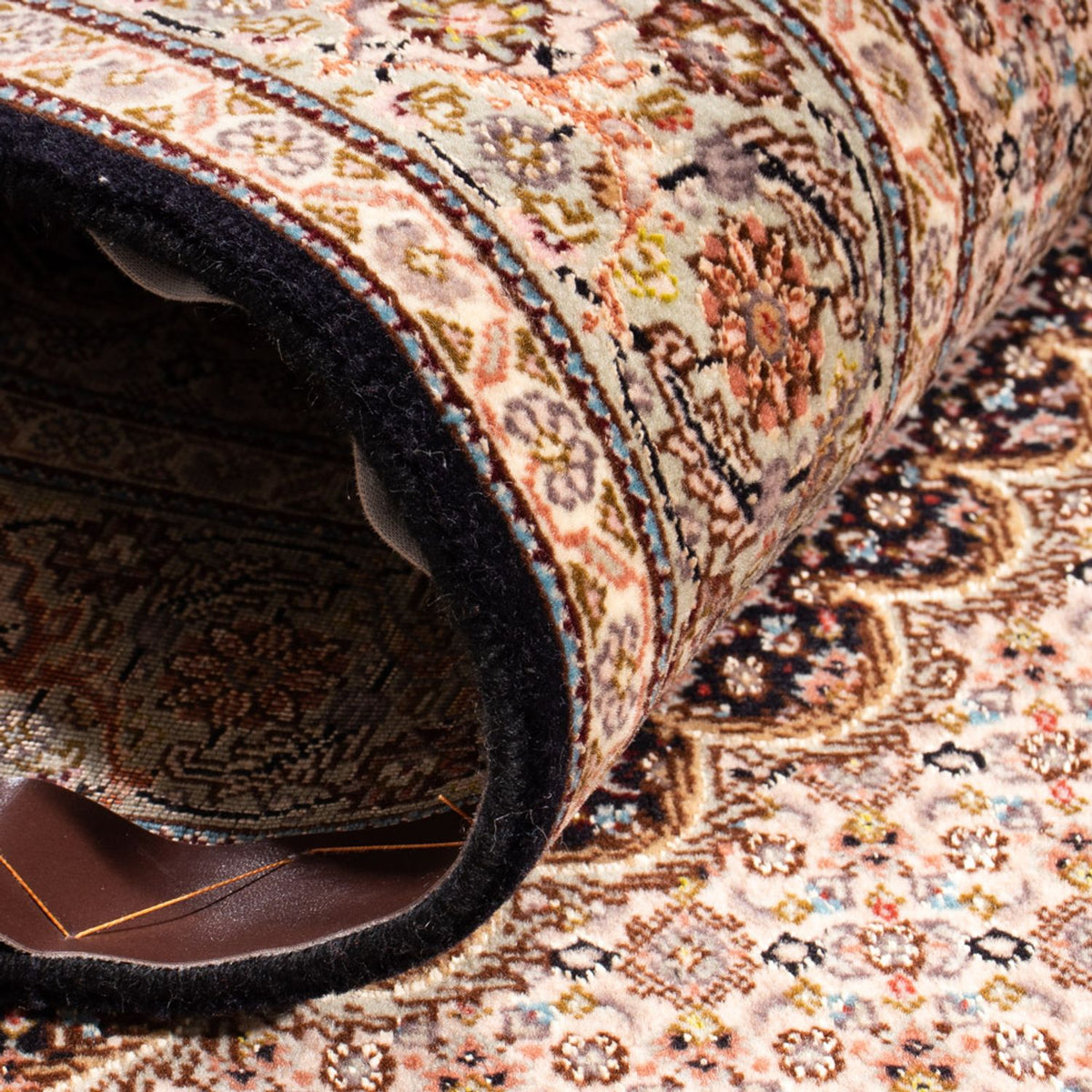 Alfombra Persa - Tabriz - Real - 160 x 103 cm - azul oscuro