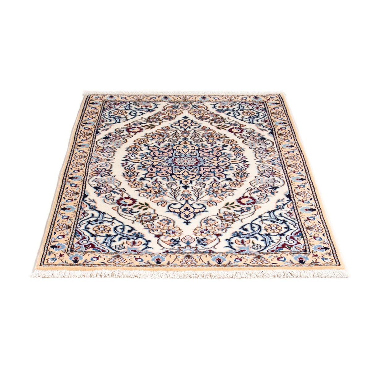 Alfombra Persa - Nain - Real - 138 x 87 cm - beige