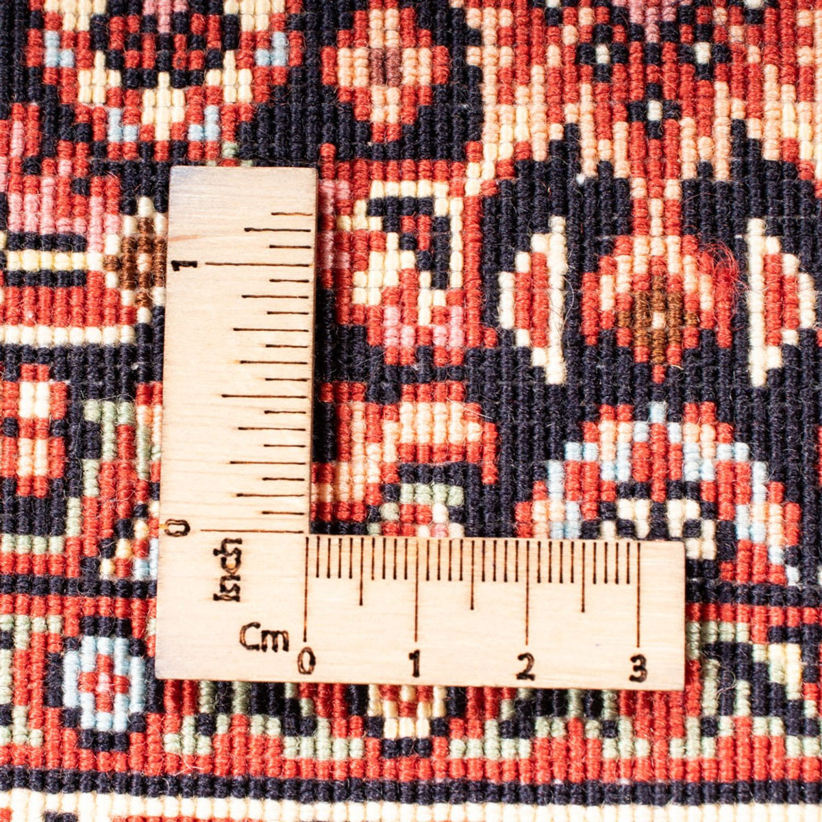 Alfombra persa - Bidjar - 145 x 72 cm - azul oscuro