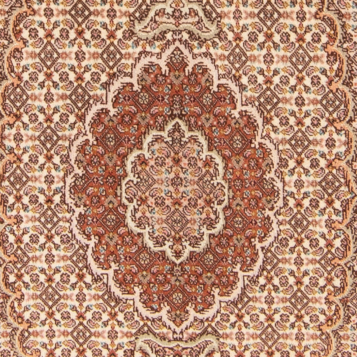 Alfombra Persa - Tabriz - Real - 130 x 75 cm - beige