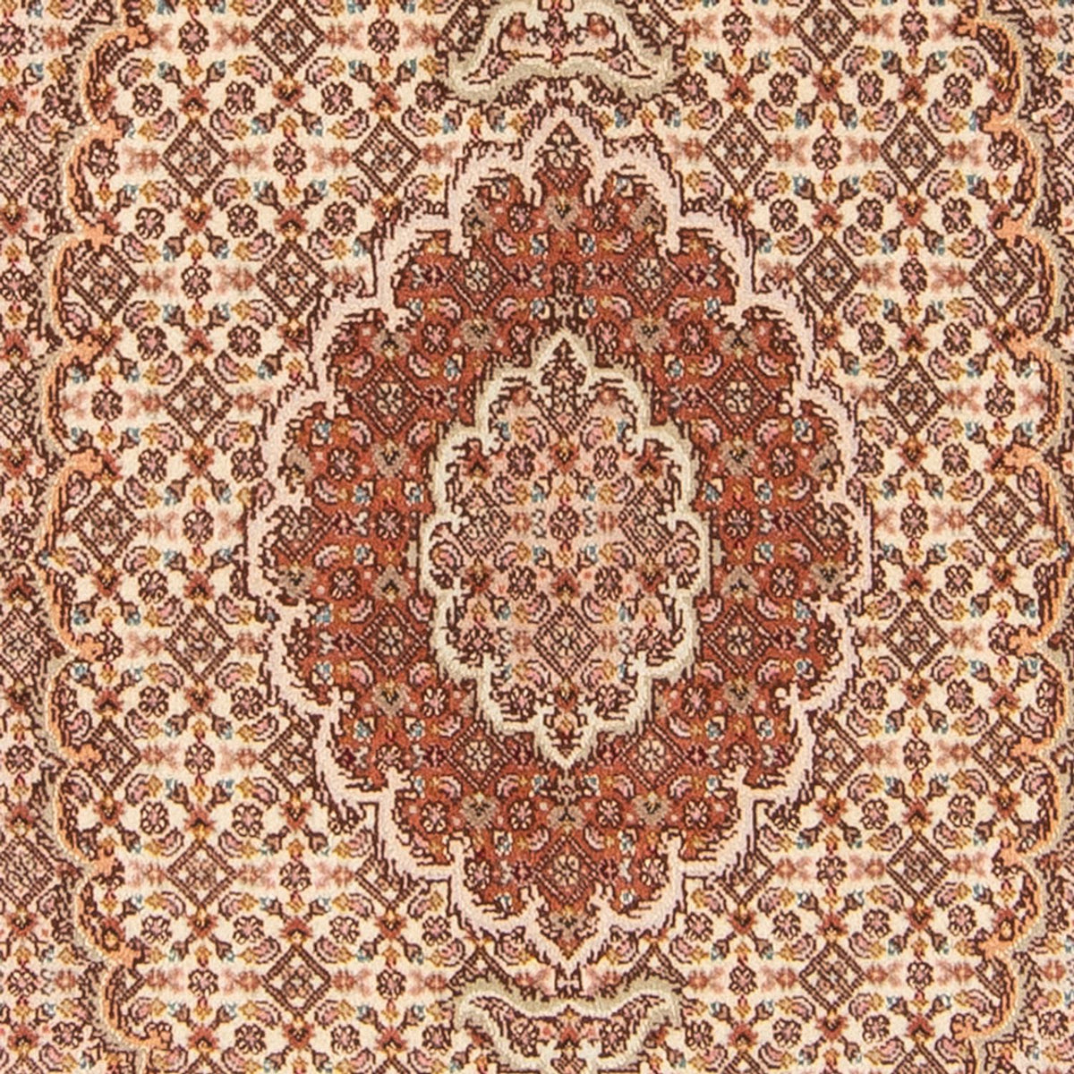 Alfombra Persa - Tabriz - Real - 130 x 75 cm - beige