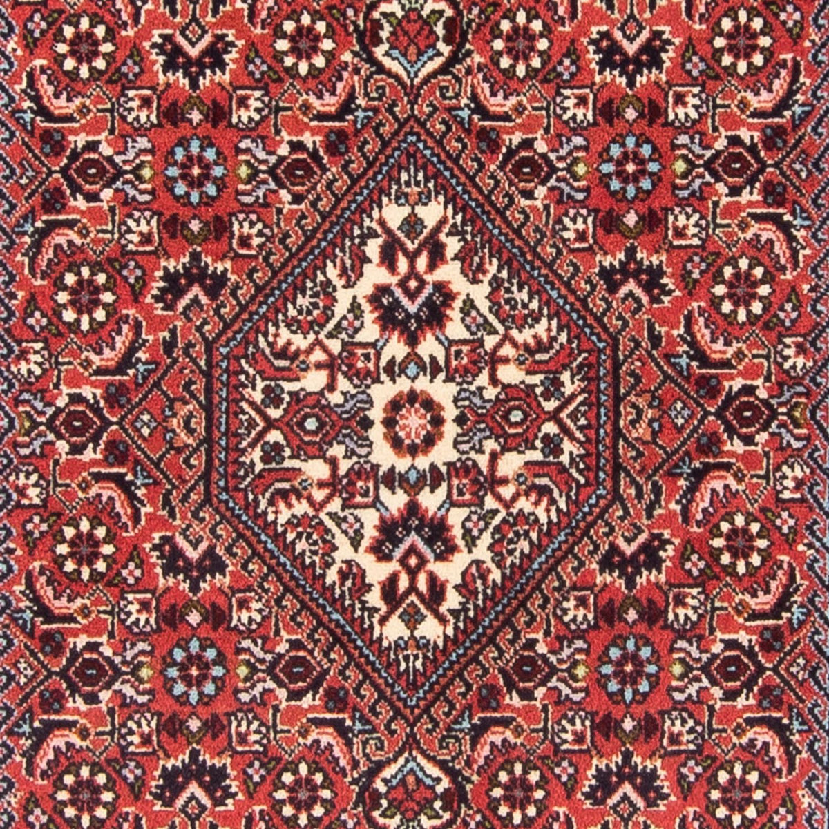 Alfombra persa - Bidjar - 155 x 87 cm - rojo