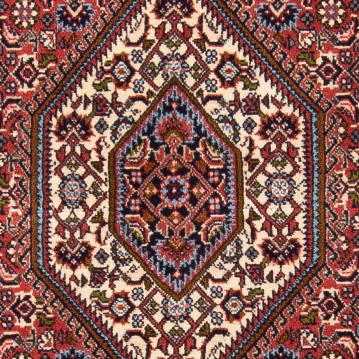 Alfombra persa - Bidjar - 155 x 84 cm - rojo