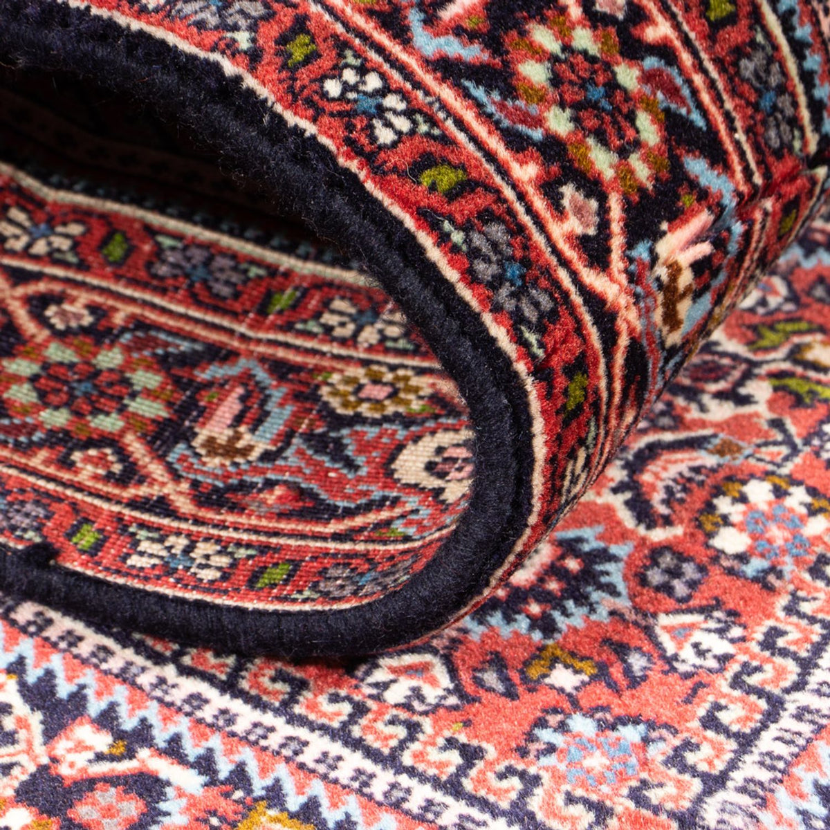 Alfombra persa - Bidjar - 155 x 84 cm - rojo