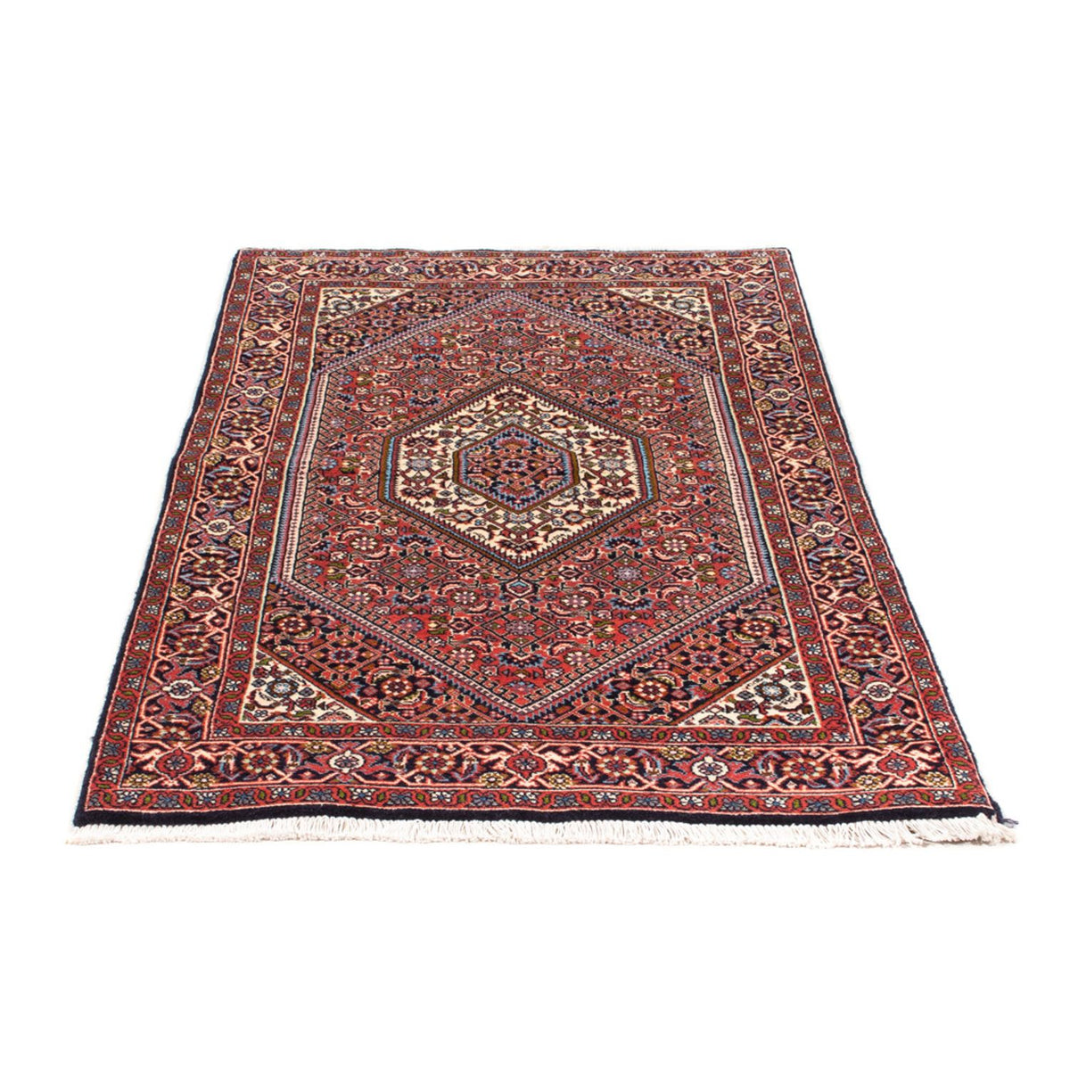Alfombra persa - Bidjar - 155 x 84 cm - rojo